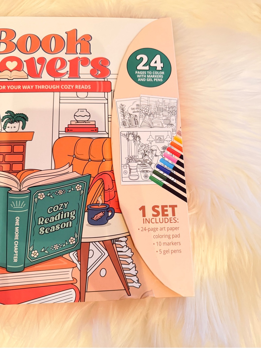 Book Lovers Coloring Kit Set - Picture 2 of 7